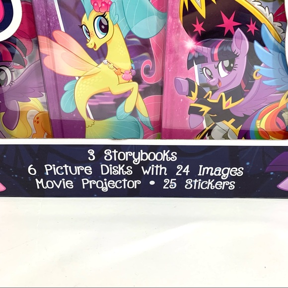 My Little Pony The Movie Deluxe Book Gift Set With Images Projector - NWT - Picture 4 of 9